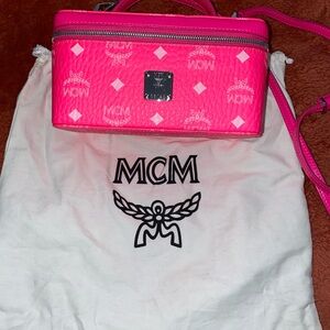MCM Neon Pink Crossbody Bag